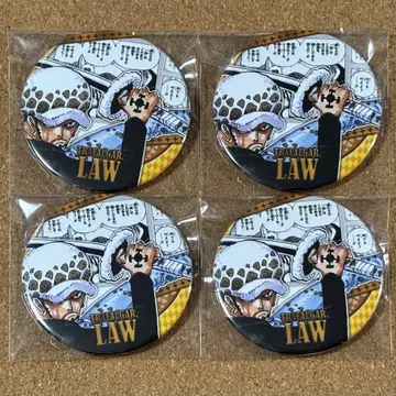 ONEPIECE 트라팔가 로 히어로즈 캔뱃지 4개 세트 1