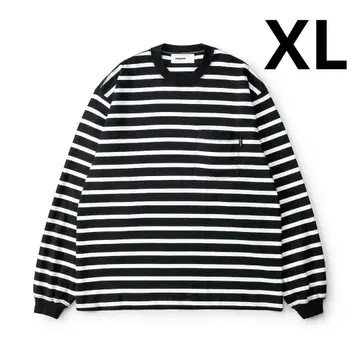 everyone cotton border long sleeve tee