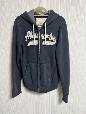 Abercrombie & Fitch 다크 블루 후드티 M