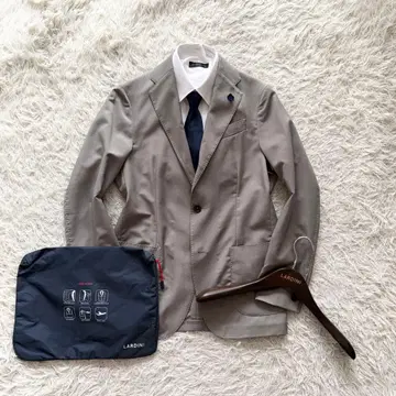 [ 23년 모델 ] LARDINI 이지 웨어 신규 로고 울 자켓 46