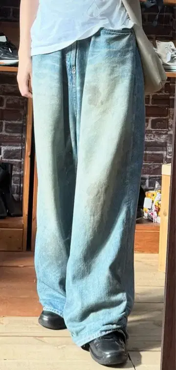 refomed 2024aw FRESH MAN DENIM WIDEPANTS