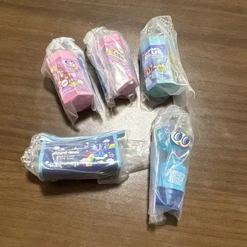 엔젤 블루 필통 컬렉션 데님 펜 케이스 지우개 스탬프