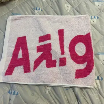 새상품급 A!group 데뷔 투어 타월