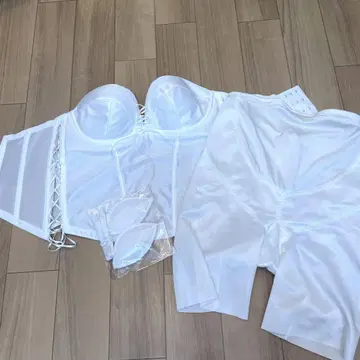 브라이덜 이너 임산부용 ( 뷔스티에 E70, 거들 M )