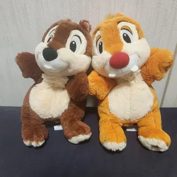 칩과 데일 퍼펫 봉제 인형 디즈니 리조트