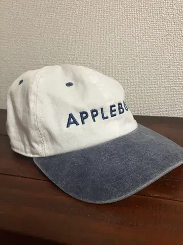 APPLEBUM 야구 모자 화이트/블루