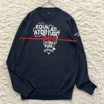 Callaway 자수 긴팔 니트 스웨터