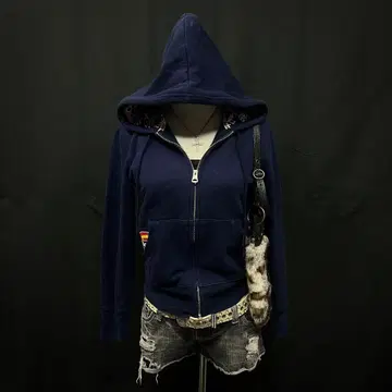 헤이세이 갸루 y2k 집업 후디 Dickies 헬로키티 콜라보