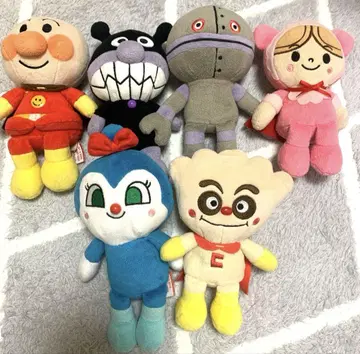 호빵맨 봉제 인형 6체 세트