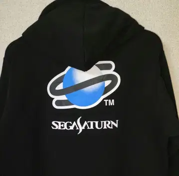 새상품 SEGA SATURN 세가 새턴 후드 부착 후드티 LL