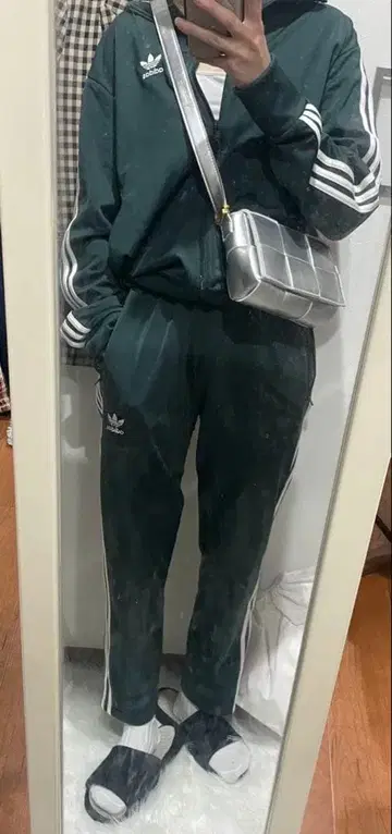 아디다스 아디컬러 그린 저지 셋업 파이어버드