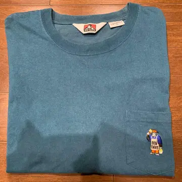 BEN DAVIS 포켓 부착 티셔츠 XL 파랑