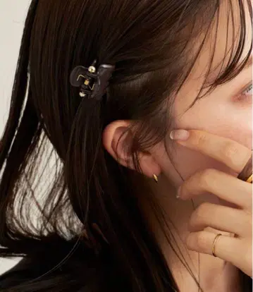 plage undo CLAW CLIP 헤어 클립 브라운