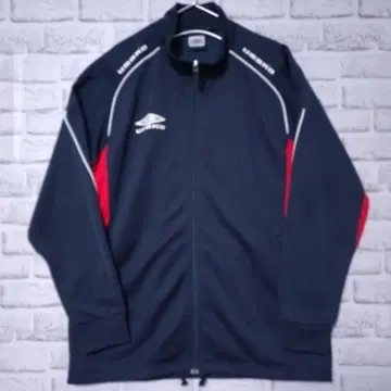 UMBRO 엄브로 트랙 자켓 M 네이비 드로 코드 디자인