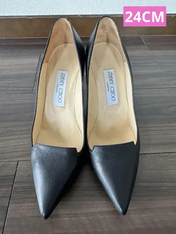 JIMMY CHOO 블랙 하이힐 IT37 사이즈 (24cm)