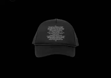 BLACKPINK JENNIE 제니 Thank You Hat 캡