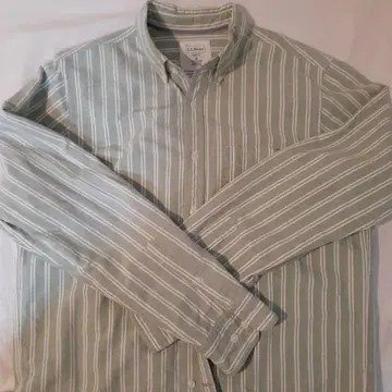 llbean 스트라이프 버튼 다운 셔츠