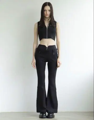 melt the lady w waist flare pants