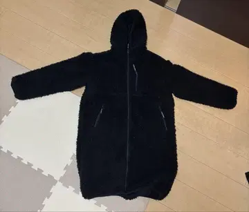 FIRST DOWN 플리스 자켓 블랙
