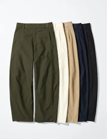 UNIQLO 저지 배럴 레그 팬츠
