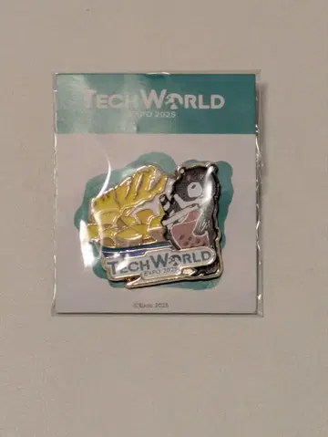 [ 간사이 만박 한정품 ] Tech World EXPO 2025 핀 배지