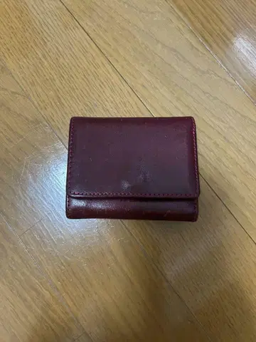 3단 폴더형 지갑 이탈리아 가죽