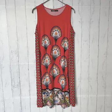 Desigual 데시구알 에스닉 원피스 슬리브리스 M 리조트