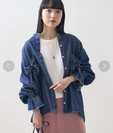FREAK'S STORE 포켓 리본 셔츠
