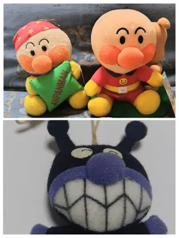 호빵맨 봉제 인형 세트