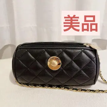 [ 새상품급 ] 프라이빗 라벨 블랙 퀼팅 숄더백 레어