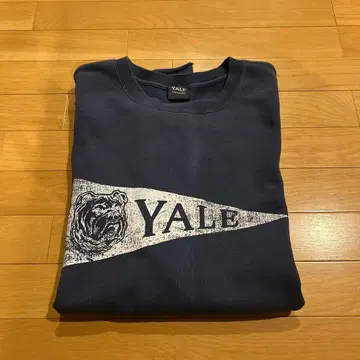 프레임워크 YALE/BIG-TEE 맨투맨 네이비