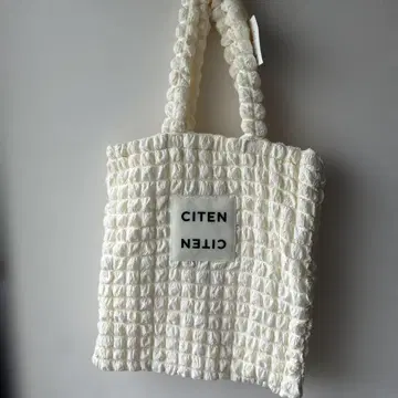CITEN 화이트 토트백