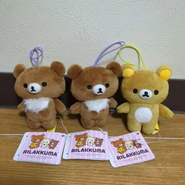 리락쿠마 밴딩 끈 포함 마스코트 세트