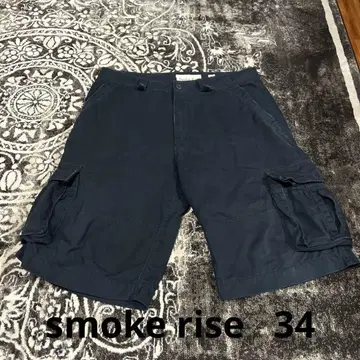 90-00s SMOKE RISE Wide Baggy Jorts