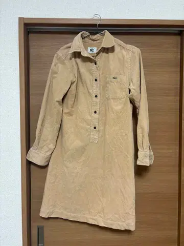 LACOSTE 코듀로이 원피스 베이지