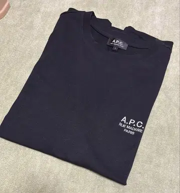 [새상품급] A.P.C. 블랙 티셔츠 남성용 L사이즈 아페쎄