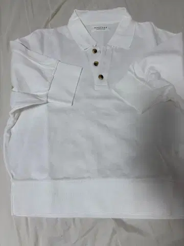 macphee 피케 셔츠 반팔 화이트
