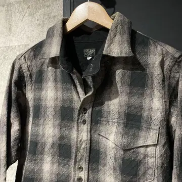 DALEE'S&Co 헤비 체크 플란넬 셔츠 사이즈 15 하프