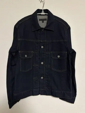 유니클로 2nd 타입 denim jacket 다크 네이비