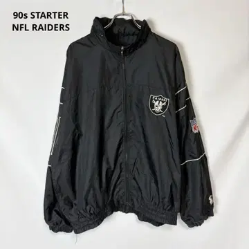 90s STARTER NFL RAIDERS 나일론 자켓 블랙 XL
