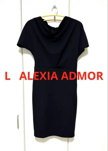 L 블랙 ALEXIA ADMOR 오프숄더 원피스