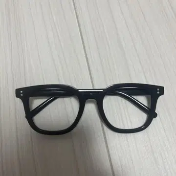 블랙 사각형 프레임 패션 안경