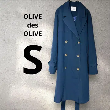 OLIVE des OLIVE 더블 브레스트 트렌치코트 [ S ]