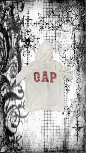 00s archive y2k GAP 후디 스팽글