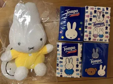한정판 미피 봉제 인형 Tempo 티슈 세트