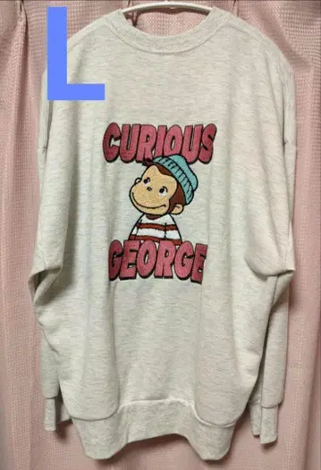호기심 많은 조지 CURIOUS GEORGE 트레이닝복 맨투맨 L