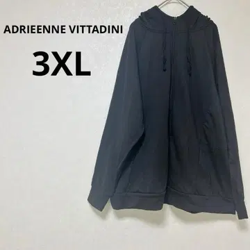 ADRIEENNE VITTADINI 블랙 후드티 [ 3X ]