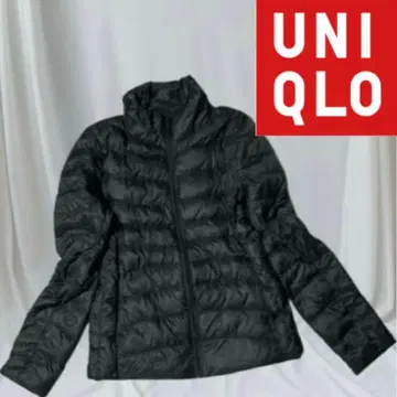 유니클로 라이트 다운 블랙 퀼팅 다운 자켓