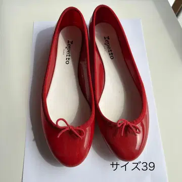 repetto 사이즈 39 (24.5~25cm) 빨간색 레인 슈즈