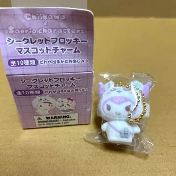 치이카와 산리오 캐릭터즈 시크릿 플로키 마스코트 참
